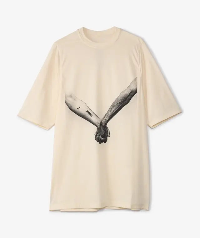 Rick Owens Jumbo T-Shirt - Bianco sporco