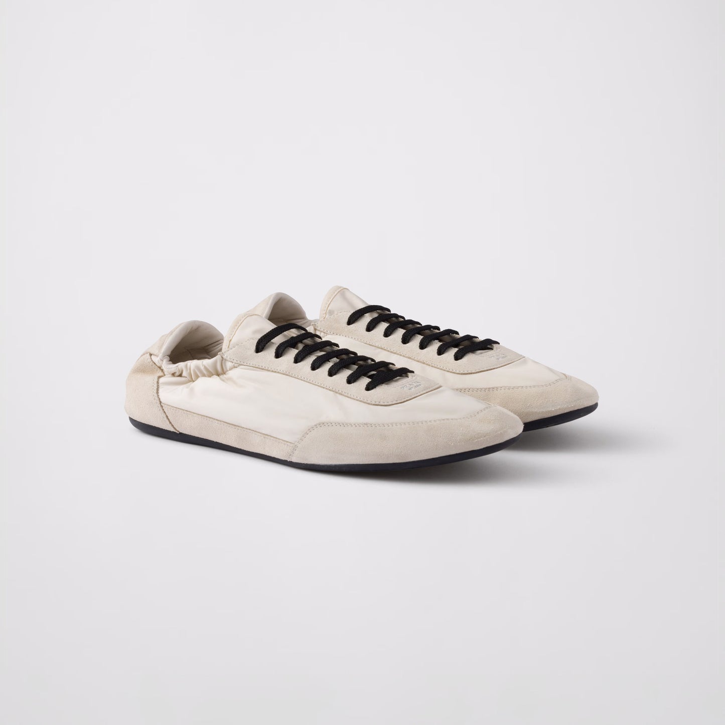 PRADA Collapse Re-Nylon and suede sneakers