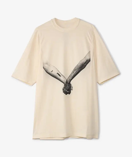 Rick Owens Jumbo T-Shirt - Bianco sporco